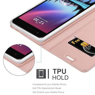 LG K4 2017 lommebokdeksel etui (rosa)