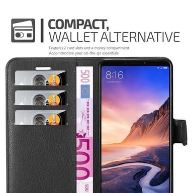 Xiaomi Mi MAX 3 Deksel Etui Case (svart)