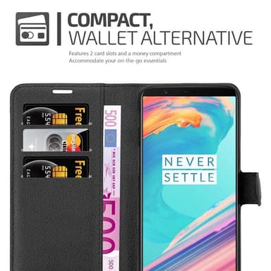 OnePlus 5T Deksel Etui Case (svart)