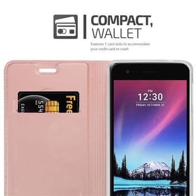 LG K4 2017 lommebokdeksel etui (rosa)