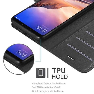 Xiaomi Mi MAX 3 Deksel Etui Case (svart)