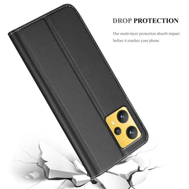 Realme 9 4G / 9 PRO+ lommebokdeksel etui (svart)