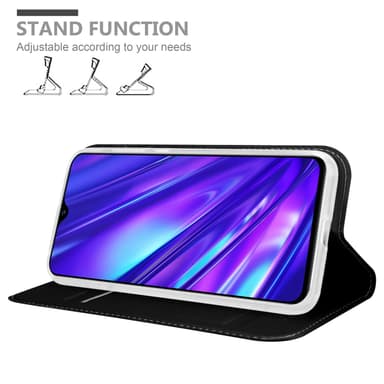 Realme 5 / 5i / 6i / C3 lommebokdeksel etui (svart)