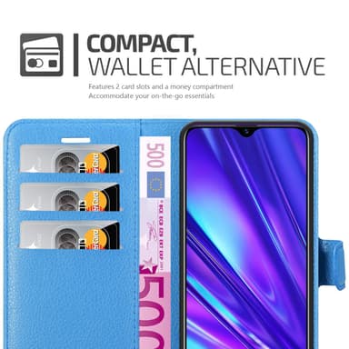 Realme 5 / 5i / 6i / C3 Deksel Etui Case (blå)
