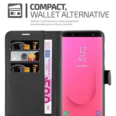 Samsung Galaxy J8 2018 Deksel Etui Case (svart)