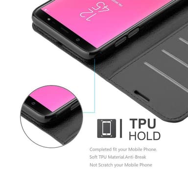 Samsung Galaxy J8 2018 Deksel Etui Case (svart)