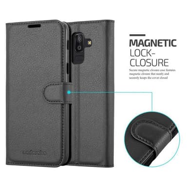 Samsung Galaxy J8 2018 Deksel Etui Case (svart)
