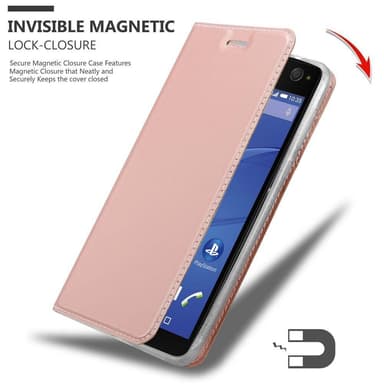 Sony Xperia C4 lommebokdeksel etui (rosa)