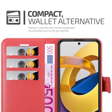 Xiaomi POCO M4 PRO 5G Deksel Etui Case (rød)