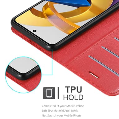 Xiaomi POCO M4 PRO 5G Deksel Etui Case (rød)