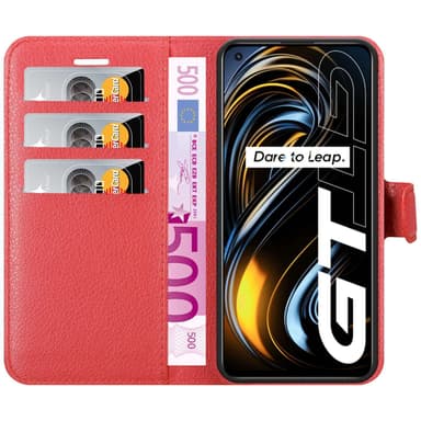 Realme GT / GT Neo 2T / Q3 PRO Deksel Etui Case (rød)