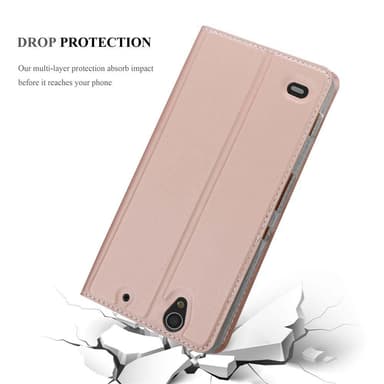 Sony Xperia C4 lommebokdeksel etui (rosa)