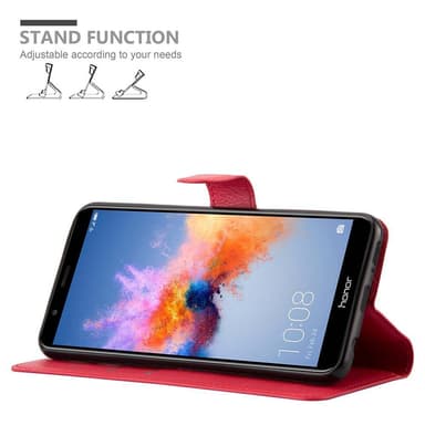Honor 7X Deksel Etui Case (rød)