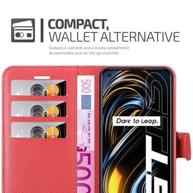 Realme GT / GT Neo 2T / Q3 PRO Deksel Etui Case (rød)