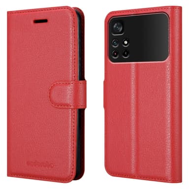 Xiaomi POCO M4 PRO 5G Deksel Etui Case (rød)