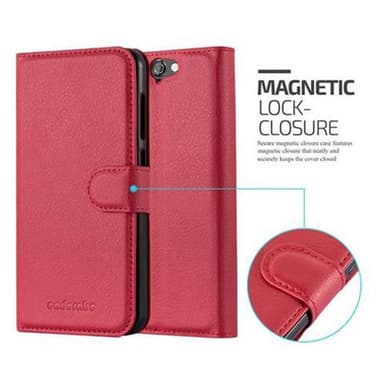 HTC ONE A9 Deksel Etui Case (rød)