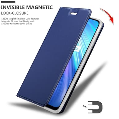 Realme 6 4G / 6s lommebokdeksel etui (blå)