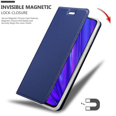 Realme 5 / 5i / 6i / C3 lommebokdeksel etui (blå)