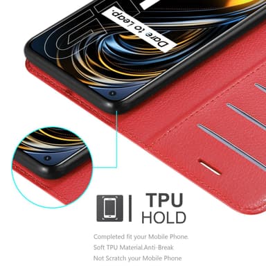 Realme GT / GT Neo 2T / Q3 PRO Deksel Etui Case (rød)