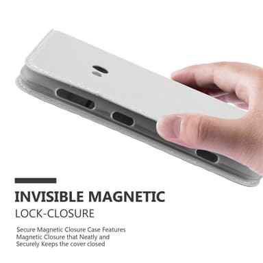 Nokia Lumia 625 lommebokdeksel etui (sølv)