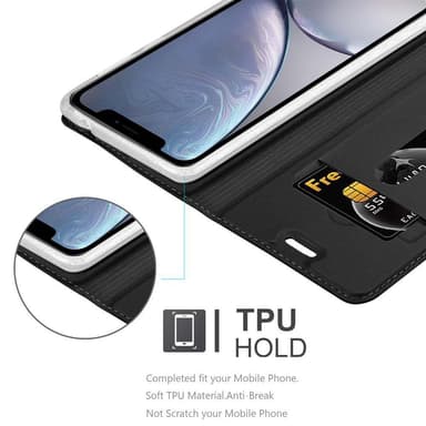 iPhone XS MAX lommebokdeksel etui (svart)