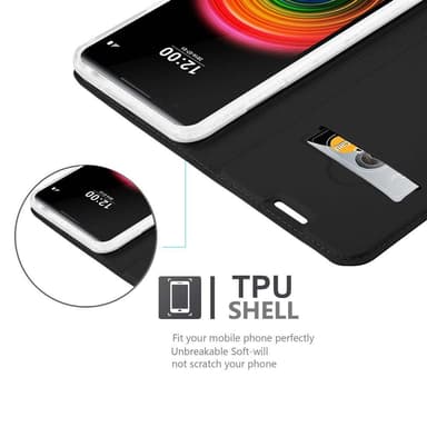LG X POWER lommebokdeksel etui (svart)