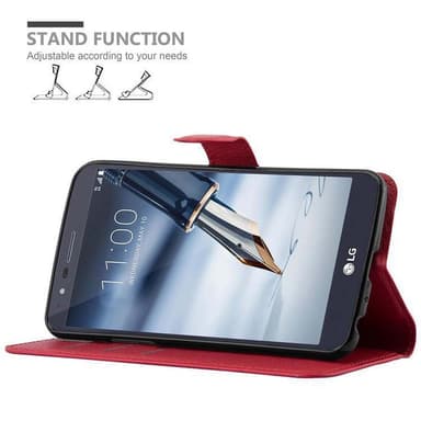 LG STYLUS 3 Deksel Etui Case (rød)