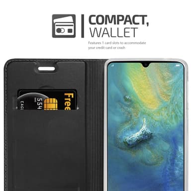Huawei MATE 20 lommebokdeksel etui (svart)