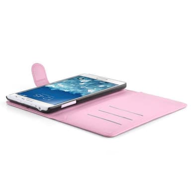 Samsung Galaxy NOTE EDGE Deksel Etui Case (rosa)