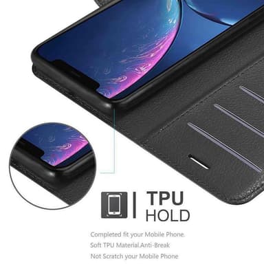 iPhone 11 Deksel Etui Case (svart)