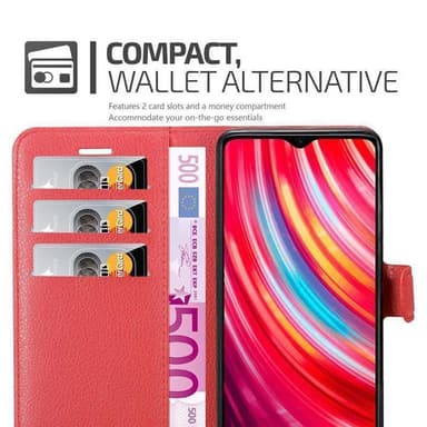 Xiaomi RedMi NOTE 8 PRO Deksel Etui Case (rød)