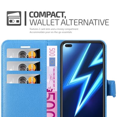 Realme 6 PRO Deksel Etui Case (blå)
