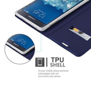 Samsung Galaxy NOTE EDGE lommebokdeksel etui (blå)