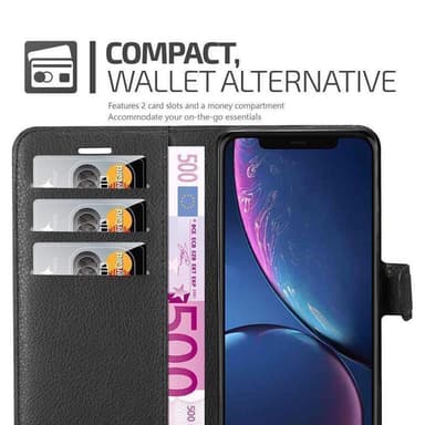 iPhone 11 Deksel Etui Case (svart)