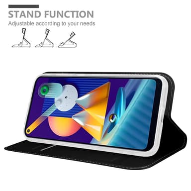 Samsung Galaxy A11 / M11 lommebokdeksel etui (svart)