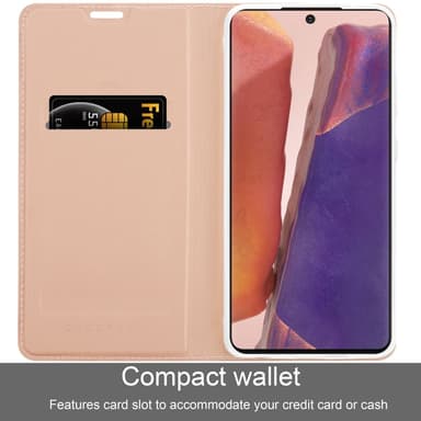 Samsung Galaxy NOTE 20 lommebokdeksel etui (rosa)
