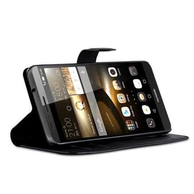 Huawei D3 MATE 7 MINI Deksel Etui Case (svart)