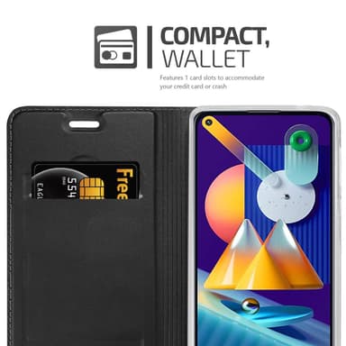 Samsung Galaxy A11 / M11 lommebokdeksel etui (svart)