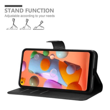 Samsung Galaxy A11 / M11 Deksel Etui Case (svart)