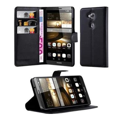 Huawei D3 MATE 7 MINI Deksel Etui Case (svart)