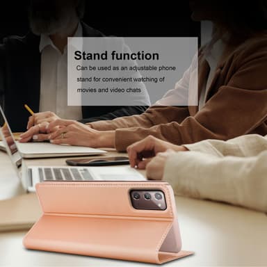 Samsung Galaxy NOTE 20 lommebokdeksel etui (rosa)