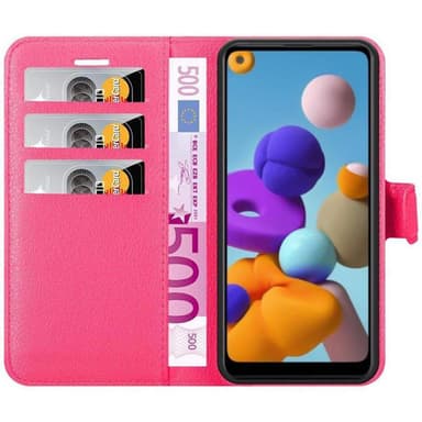 Samsung Galaxy A21 Deksel Etui Case (rosa)
