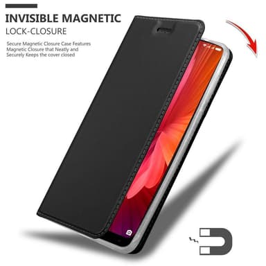 Xiaomi Mi MIX 2 lommebokdeksel etui (svart)