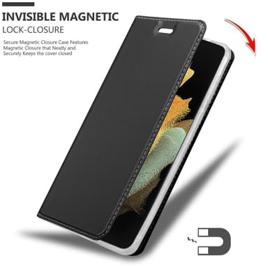Samsung Galaxy S21 ULTRA lommebokdeksel etui (svart)