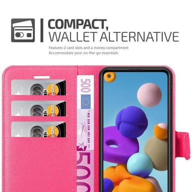Samsung Galaxy A21 Deksel Etui Case (rosa)