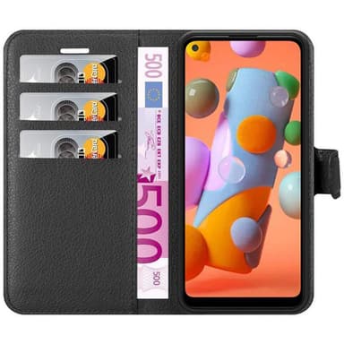 Samsung Galaxy A11 / M11 Deksel Etui Case (svart)