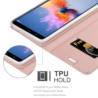 Honor 7X lommebokdeksel etui (rosa)