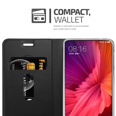 Xiaomi Mi MIX 2 lommebokdeksel etui (svart)