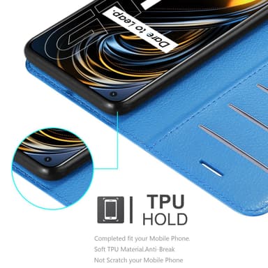 Realme GT / GT Neo 2T / Q3 PRO Deksel Etui Case (blå)