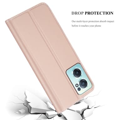 OnePlus Nord CE 2 5G lommebokdeksel etui (rosa)